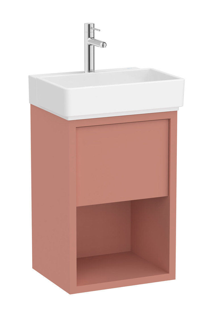 Roca Tura Zestaw szafka z umywalką UNIK Compacto 45 cm terakota (A852023560)